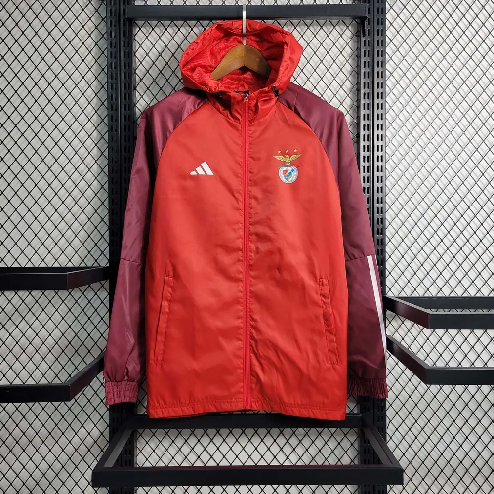 2023 Benfica Soccer Jersey Windbreaker Red — main view