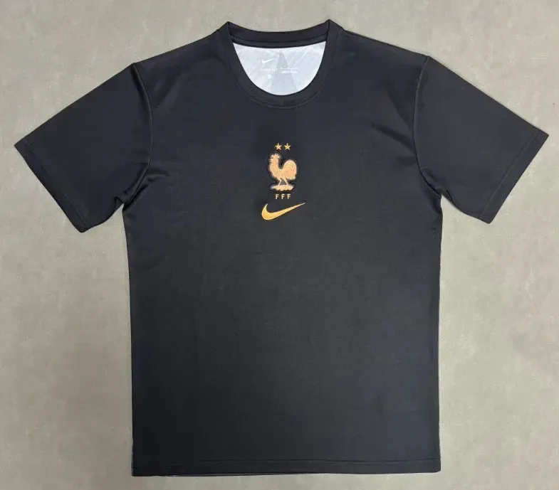 2026 France ゴールキーパー ブラック サッカーシャツ 1:1 タイ品質 — main view