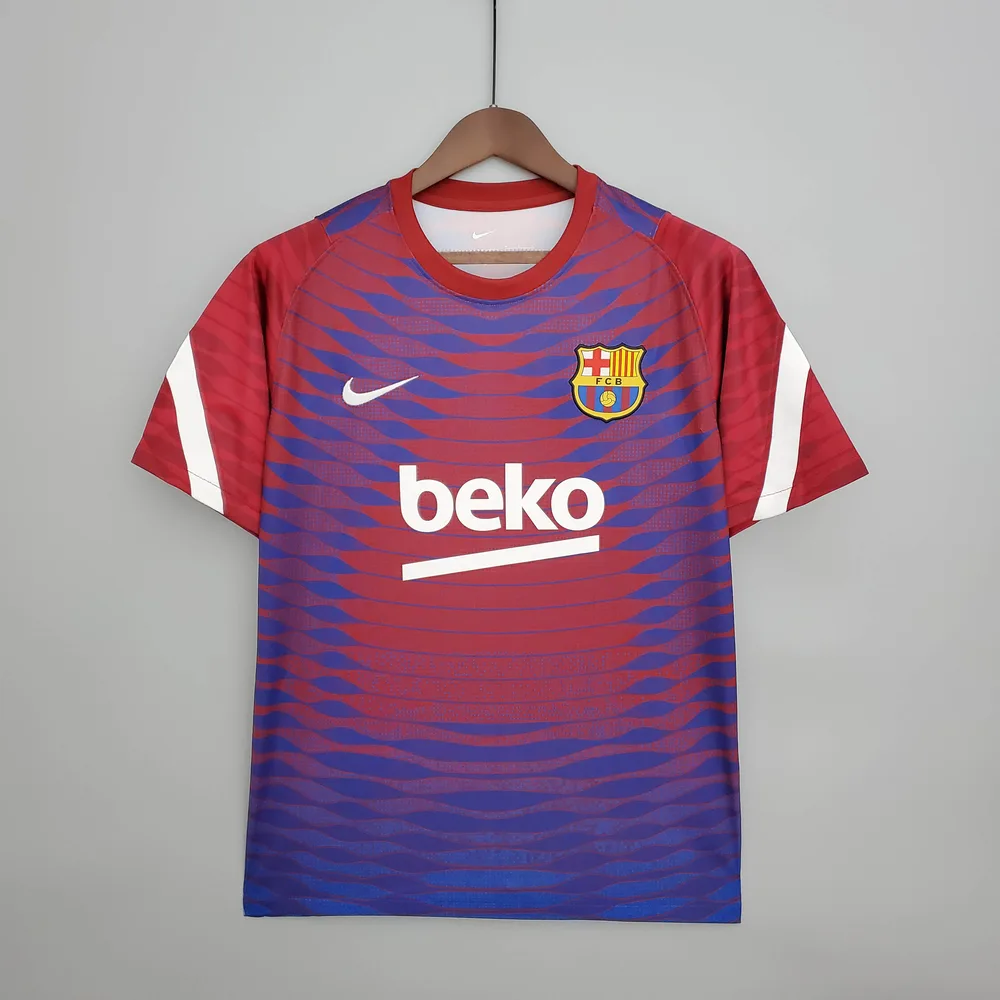 2021-2022 برشلونة بدلة تدريب أحمر وأزرق — main view