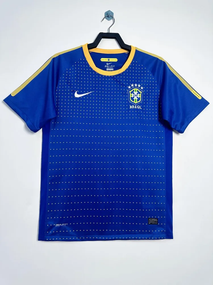 2010 Retro Brazil Away Soccer Jersey AAA fan-grade — main view