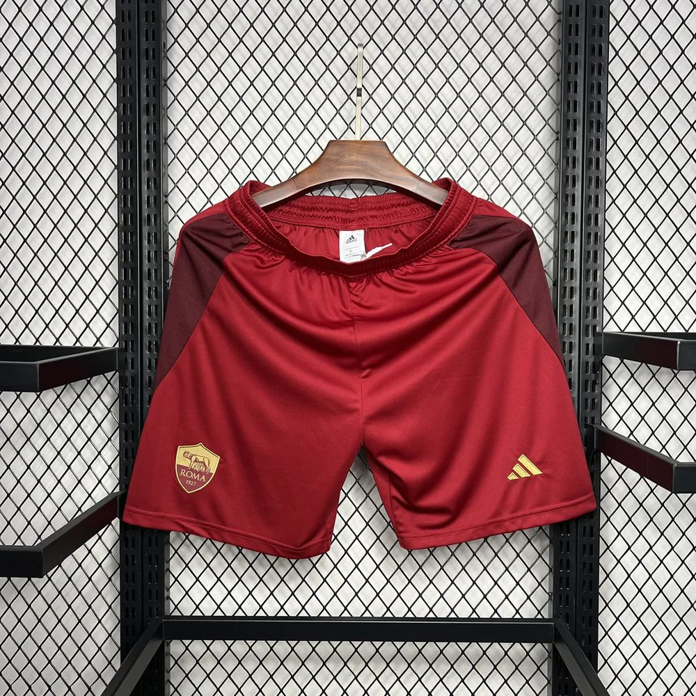 2024/2025 Roma Home Shorts AAA fan-grade — main view