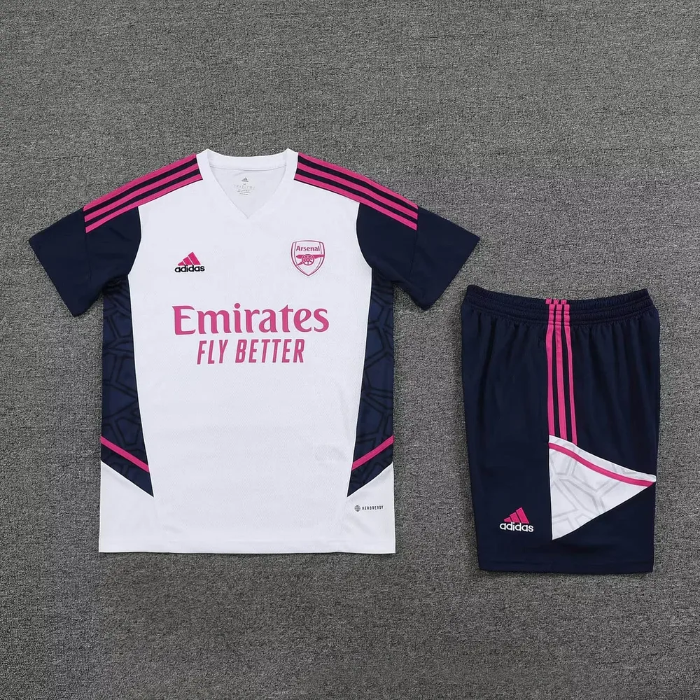 2022/2023 Arsenal Training Wear White Set Soccer Jersey — main view