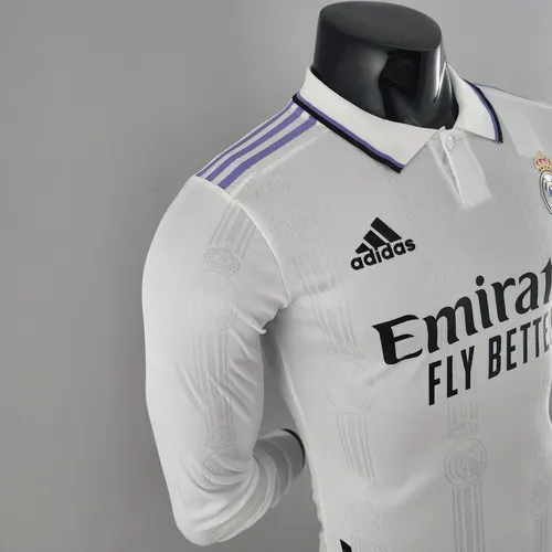 2022/2023 Long Sleeve Player Version Real Madrid Home AAA fan-grade — view 6