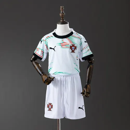 2025 Portugal Away Football Shirt AAA fan-grade Kids Size