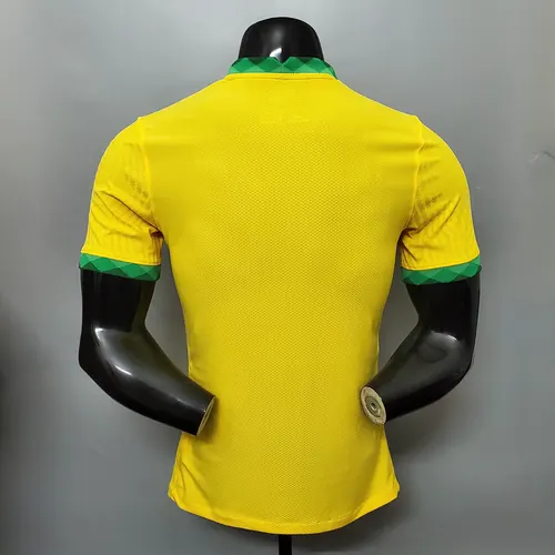 2020 Brazil Soccer Jersey Player Version Home — view 2