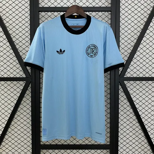 2025 Deutschland 125. Jubiläumsausgabe blaues Fußballtrikot AAA Fan-Qualität