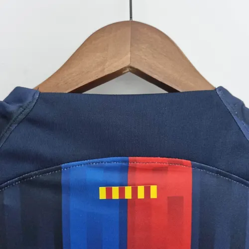 Camisa de Futebol Barcelona Casa 2022/2023 Qualidade Tailandesa — view 7