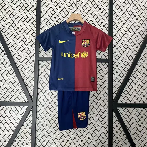 2008/2009 Retro Barcelona Home Football Shirt AAA fan-grade Kids Size