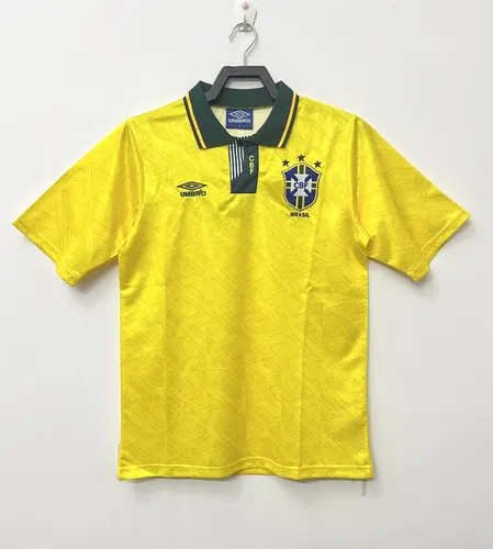 1991-1993 レトロ ブラジル ホーム サッカージャージ タイ品質 — view 1