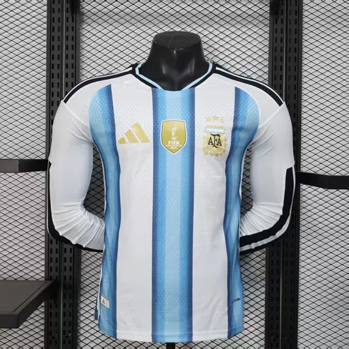 2026 Long Sleeve Argentina Player Version Home Jersey AAA fan-grade