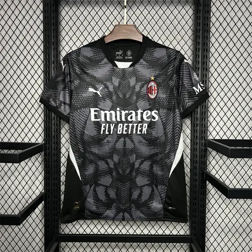 2024/2025 AC Milan Goalkeeper Jersey Black AAA fan-grade