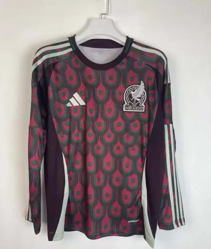 2024 Long Sleeve Mexico National Home Football Shirt AAA fan-grade
