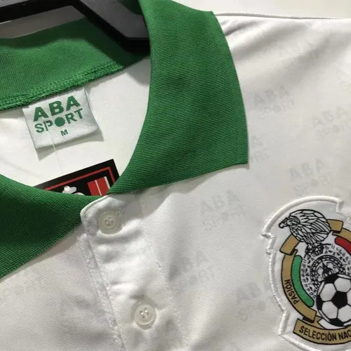 1995 Retro México Uniforme Visitante Jersey Futebol Qualidade Tailandesa — view 3