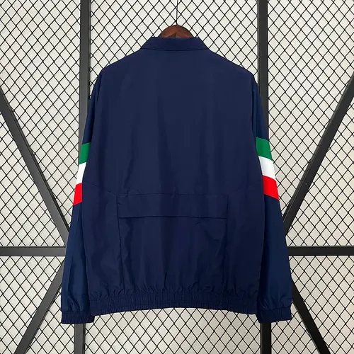2024 Italy Windbreaker Blue Jersey — view 2