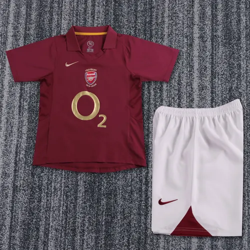 2005-2006 Retro Arsenal Home Football Shirt AAA fan-grade Kids Size