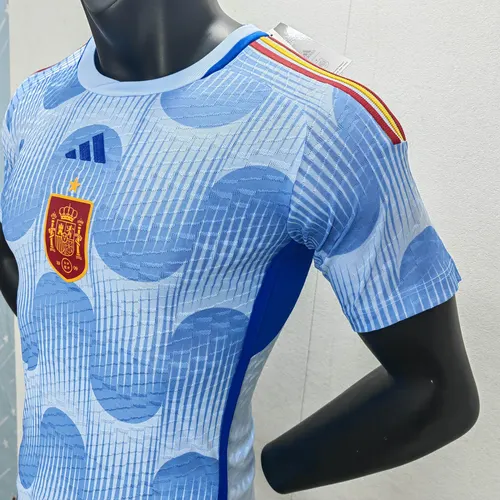 2022 FIFA World Cup Player Version Spain Away Soccer Shirt — view 5