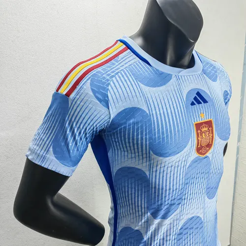 2022 FIFA World Cup Player Version Spain Away Soccer Shirt — view 6