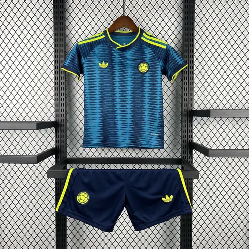 2026 Colombia Away Football Shirt AAA fan-grade Kids Size