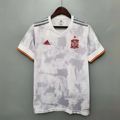 Camisa Visitante da Espanha 2020 Branca — view 1