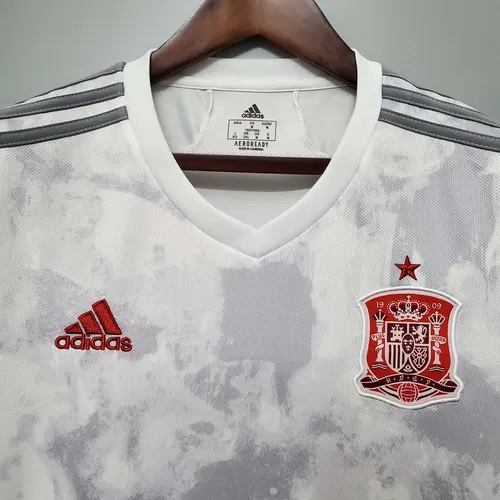 Camisa Visitante da Espanha 2020 Branca — view 3