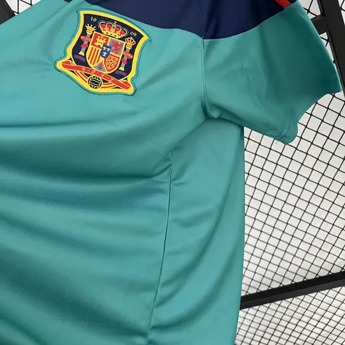 Maillot de football rétro 2010 Espagne Gardien Vert — view 8