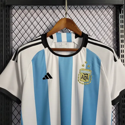 2022 FIFA WM Argentinien Nationalmannschaft Trikot Heim — view 6