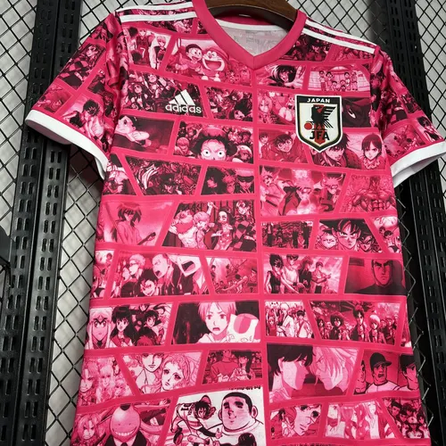 Camisa Rosa Especial Japão 2024-2025 Qualidade Tailandesa — view 4