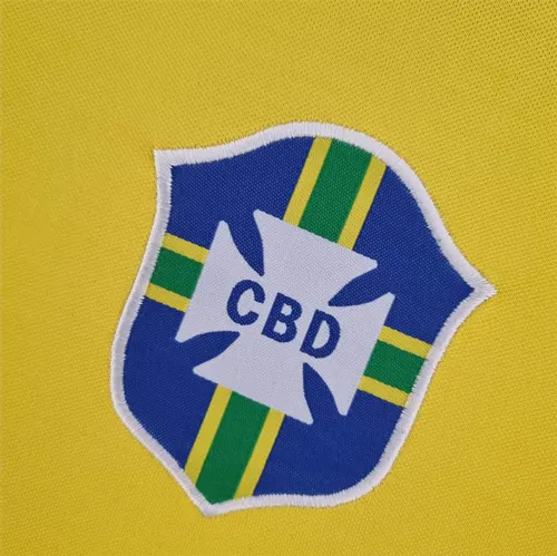 1970 Retro Brasilien Heim-Fußballtrikot — view 4