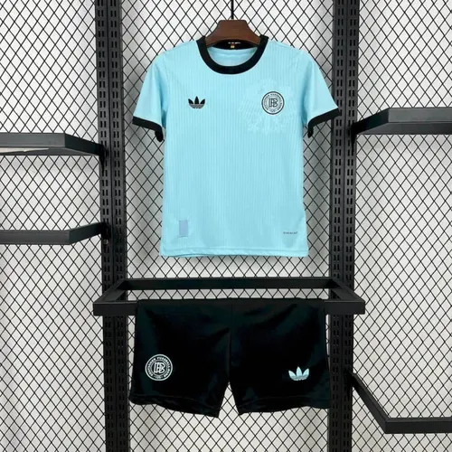 2025 Germany 125th Anniversary Edition Goalkeeper Light Blue Football Shirt AAA fan-grade Kids Size