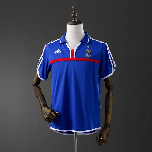Maillot de football rétro 2000 France Domicile AAA qualité fan — view 1