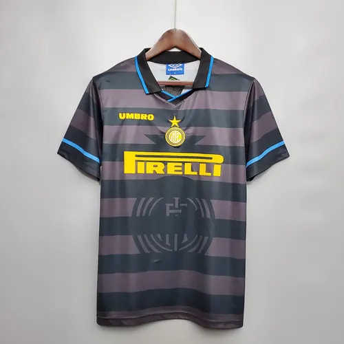1997/1998 Retro Camiseta Tercera Visitante Inter Milan Calidad Tailandesa