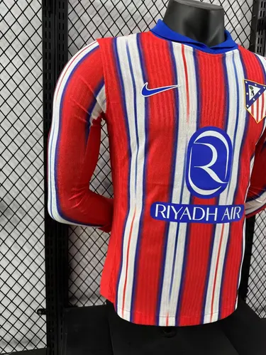 2024/2025 Player Version Atletico Madrid Home Long Sleeve AAA fan-grade — view 7