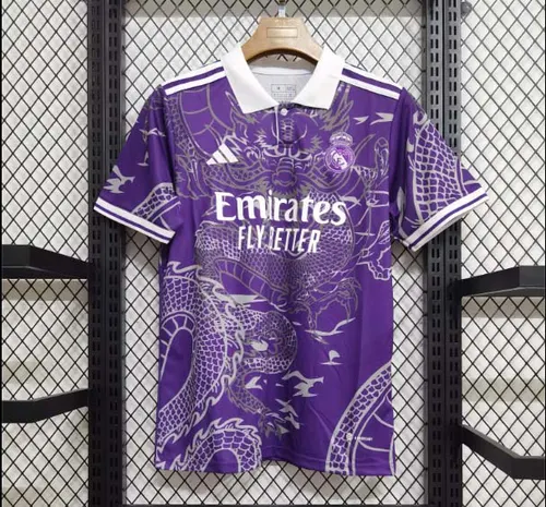 2023/2024 Real Madrid Chinese Dragon purple Football Shirt AAA fan-grade — view 1