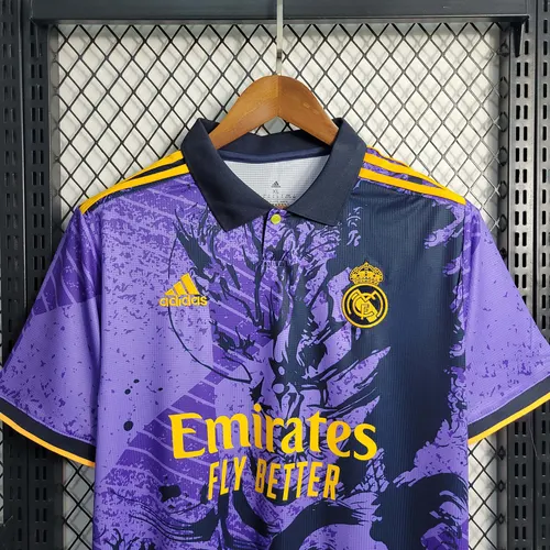 2023/2024 Real Madrid Violet Édition Spéciale Maillot de Foot Qualité Thaï — view 4