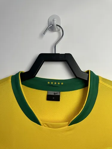 2006 レトロ ブラジル ホーム サッカージャージ タイ品質 — view 3