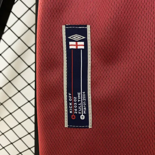 Maillot rétro 2002 Angleterre Extérieur AAA qualité fan — view 4