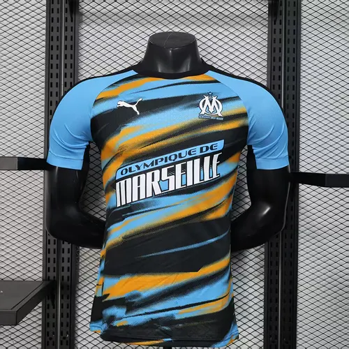 2025/2026 Player Version Olympique de Marseille Training Suit 01 Football Jersey AAA fan-grade