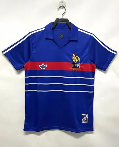 Maillot Domicile Rétro France 1984 Qualité Thaï — view 1