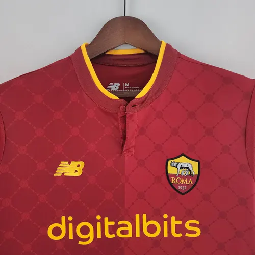 2022/2023 Roma Home Soccer Jersey AAA fan-grade — view 3