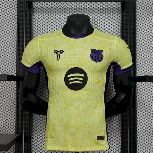 2025/2026 Player Version Barcelona Away Mamba Series Kobe Bryant Joint Edition Football Jersey AAA fan-grade