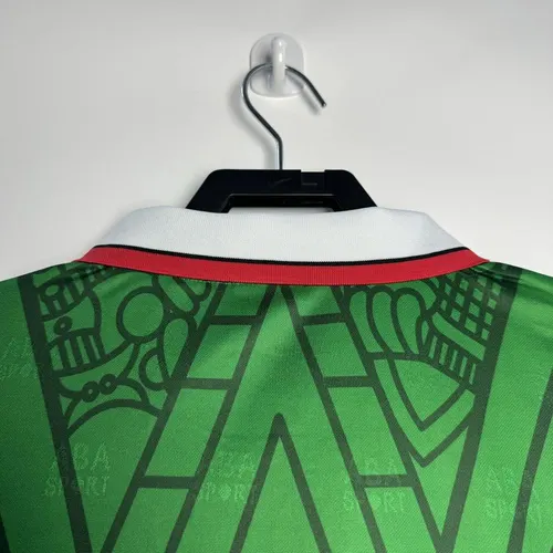 Camiseta de fútbol local retro de México 1998 Calidad Tailandesa — view 4