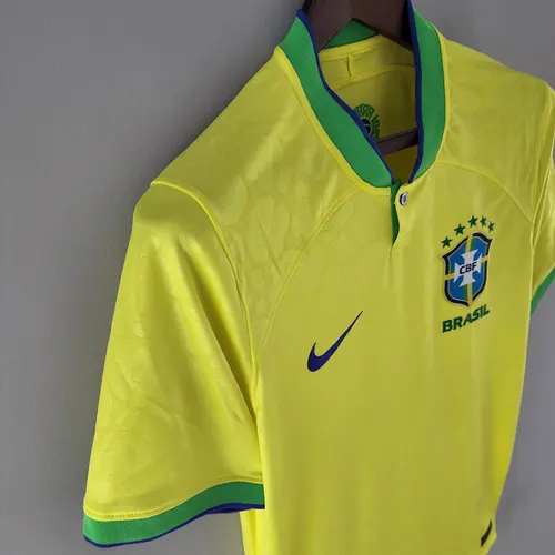 2022 World Cup Brazil Home Soccer Jersey — view 6