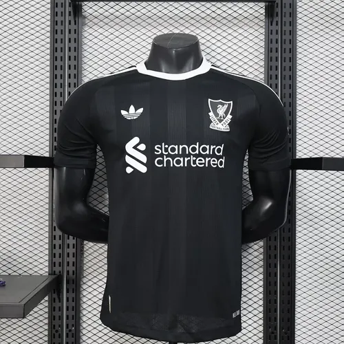 2025/2026 Player Version Liverpool Goalkeeper Black Soccer Jersey 1:1 Thai Quality