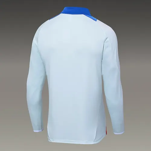 2024-2025 西班牙半拉训练服淡蓝色足球球衣套装 — view 4