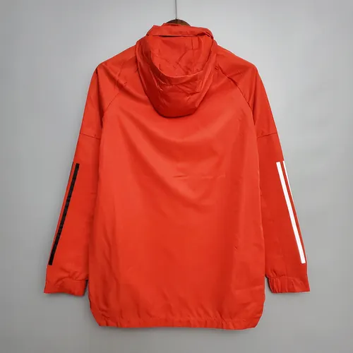 2021 Arsenal Soccer Jersey Windbreaker Red — view 2