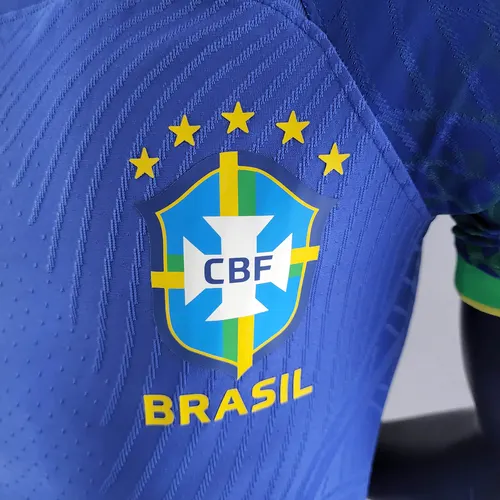 2022 FIFAワールドカップ プレイヤーバージョン ブラジル アウェイ サッカージャージ — view 5