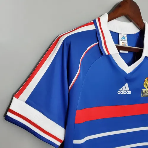 1998 Retro France Home Football Shirt — view 5