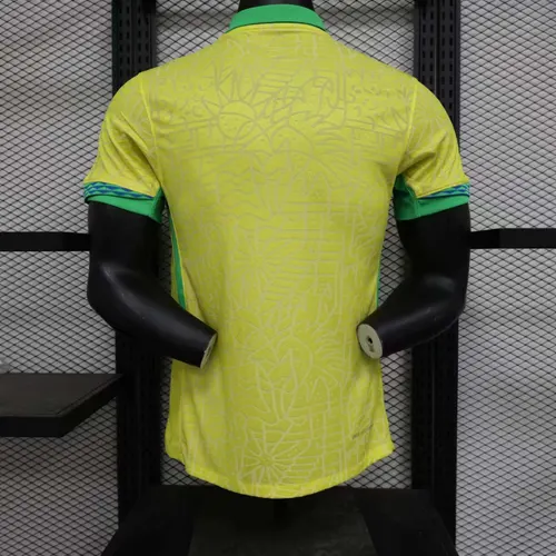 2024 Player Version Brazil Home Soccer Jersey — view 2