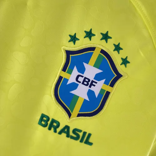 2022 World Cup Brazil Home Soccer Jersey — view 5