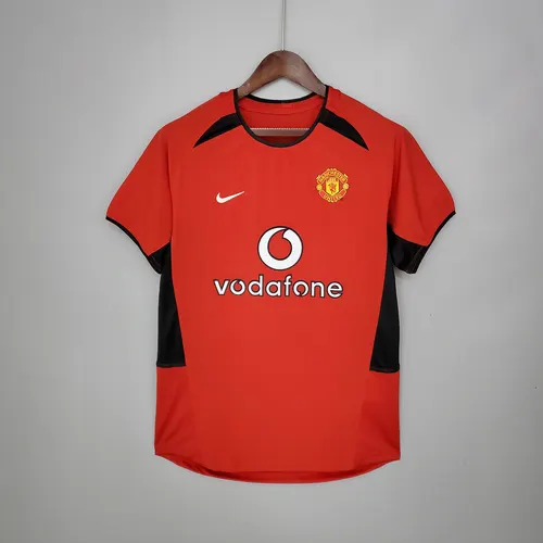 2002/2004 Retro Manchester United Home Football Shirt AAA fan-grade